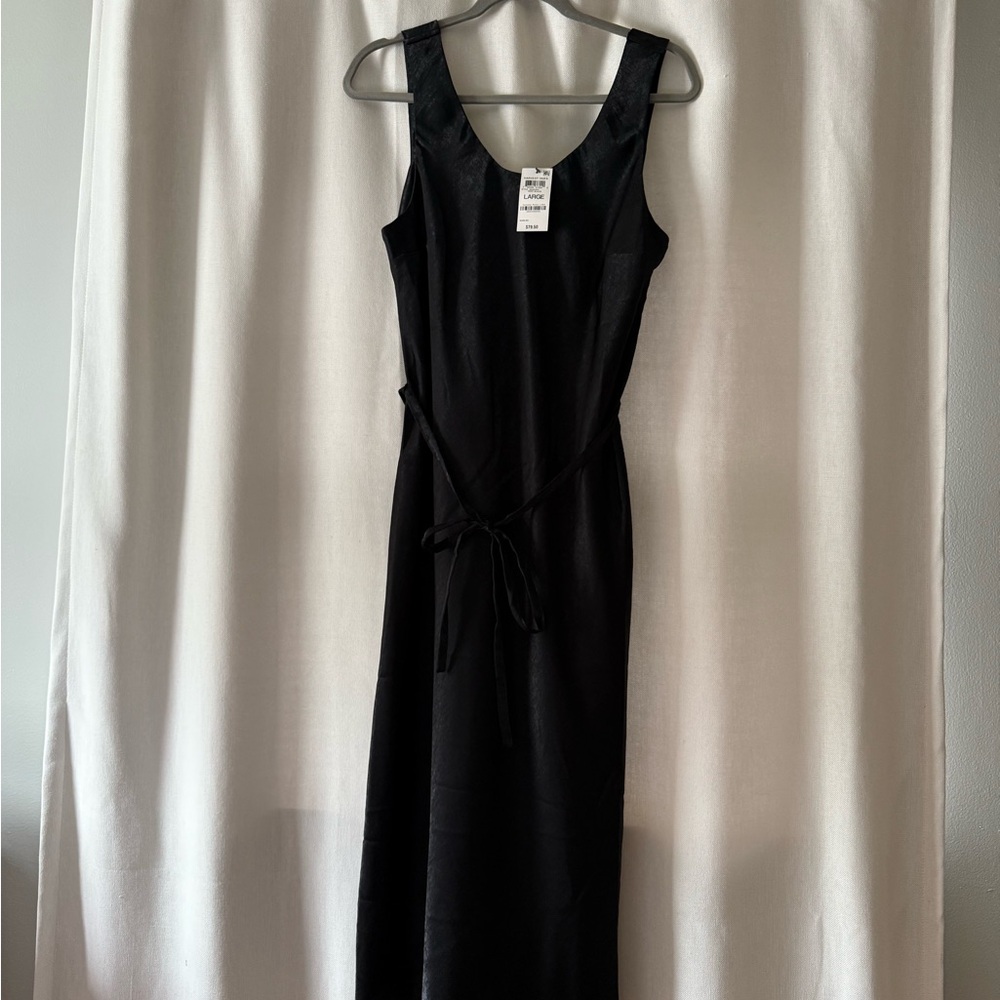 INC Elegant Black Sleeveless Dress
